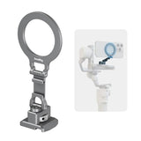 Metal Phone Mount with Baseplate for Arca-Standard, Compatible for DJI RS 4 Mini, Smartphone Support with Cold Shoe Mount, Phone Tripod Mount for