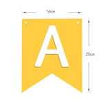 Pink/Orange Happy Birthday Banner Pre-Strung Garland Sign for Girls' Theme Party