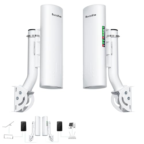 Point To Point Starlink Internet Wireless Long Range Transmission With Bracket For Starlink Gen 3 Router, Starlink Wifi Extender, 5.8Ghz 3Km With 18Dbi High Gain Antenna, 2 Pack (Large)