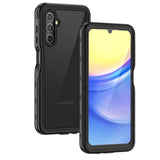 For Samsung Galaxy A15 5G Phone Case, Ip68 Waterproof Dustproof Cover With Screen Protector, Heavy Duty Full Body Protective Case For Samsung Galaxy A15 5G, Black/Clear