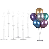 6 Pack 28" Table Balloon Stand Kit Arch for Birthday, Wedding, & Graduation Decor