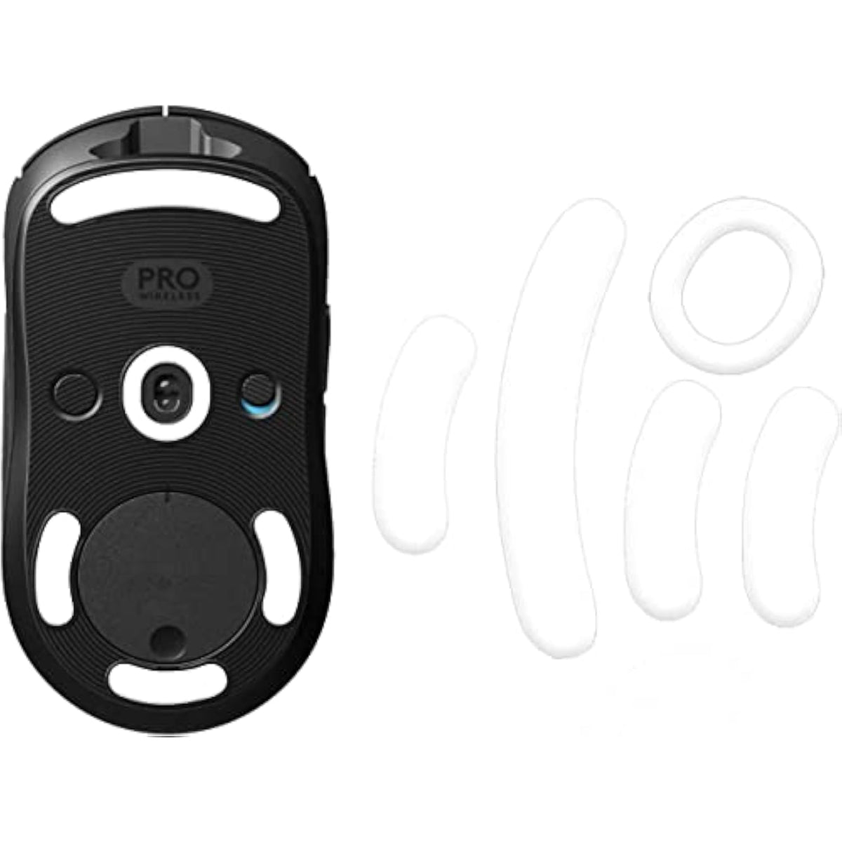 2 Sets Fast 5.1 Rounded Curved Edges Mouse Feet Skates For Logitech G Pro Superlight Wireless Gaming Mouse Feet Replacement (0.8Mm,Smooth,Ptfe) Pro Performance Upgrade