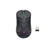 Hyper-K Wireless Ultralight Gaming Mouse - Pixart Optical Sensor, Offers 6 Programmable Dpi Settings - Dark Matter