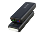 50000Mah Power Bank, Qc3.0 22.5W And Usb C Pd 20W Fast Charging, Built-In Flashlight, Suitable For Mobile Phones, Cameras, Tablets, Etc