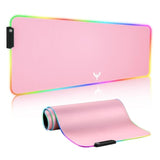 Extra Large Rgb Gaming Mouse Pad-14 Light Modes, Extended Soft Led Mouse Pad, Anti-Slip Rubber Base, Computer Keyboard Mousepad Mat (31.5 X 12 Inch)