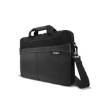 Targus Laptop Slim Briefcase for Laptops up to 15.6-inches Over-the-shoulder Case for Dell HP Lenovo Apple and Microsoft Laptops Black (TSS898)