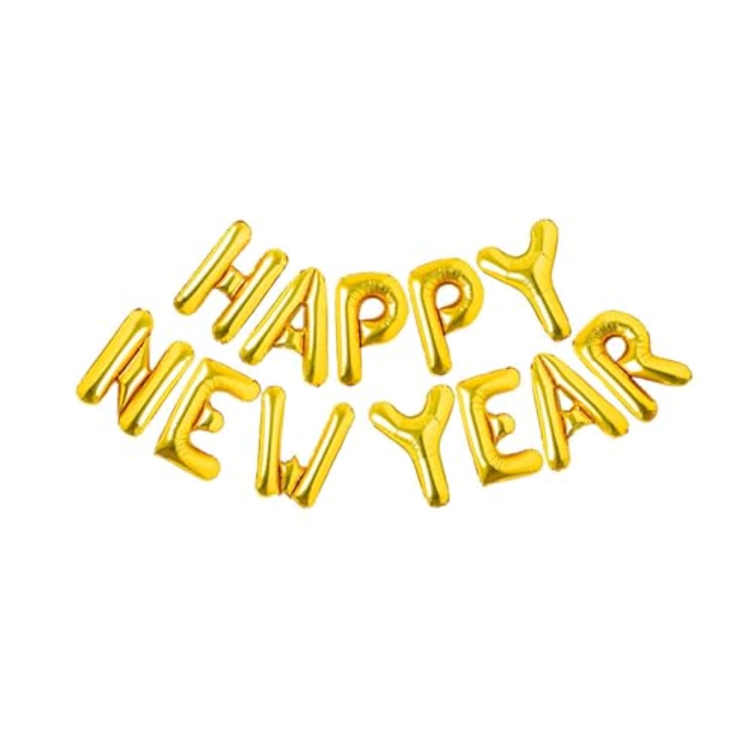 16 Inch Happy New Year Gold Foil Balloon Banner Party Decoration