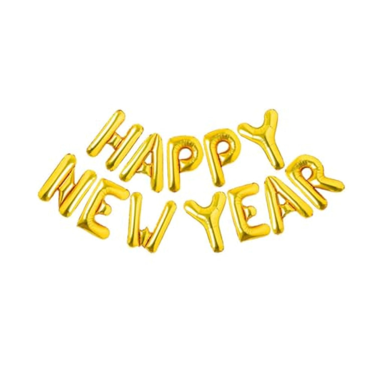 16 Inch Happy New Year Gold Foil Balloon Banner Party Decoration