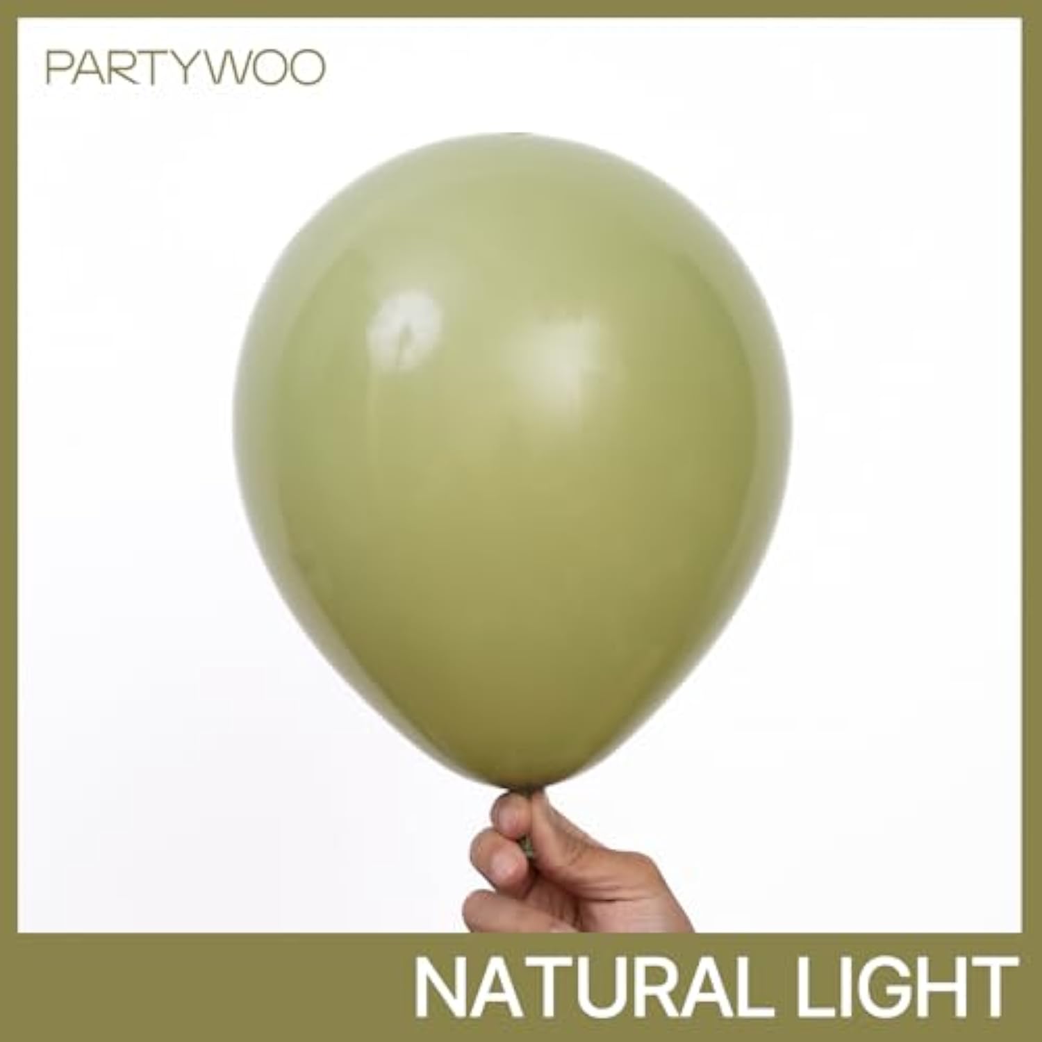 Sage Green Balloon Garland Kit: 100 Matte Boho Party Balloons