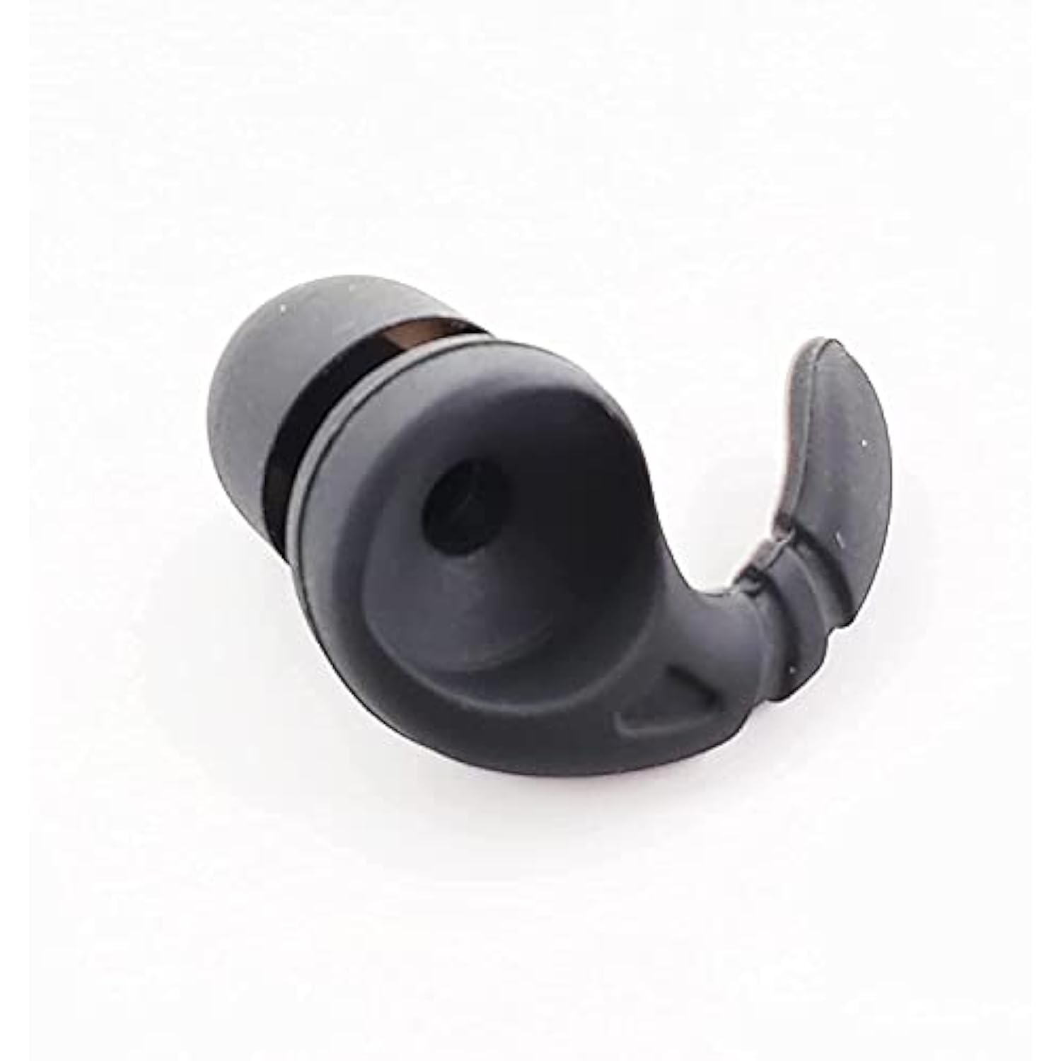 Sports Earbud Stabilizers Fins Wing Tips Ear Tips Adapters Compatible With Most In-Ear Earbuds, Anti-Slip Silicon Sport Eartips, Compatible With Sony Akg Galaxy S9 S10 Etc. 4 Pairs Black