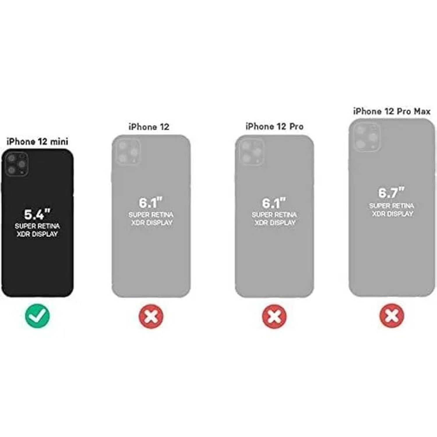 OtterBox Defender Series SCREENLESS Edition Case for iPhone 12 Mini (Berry Potion)