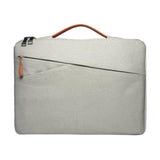 Laptop Bag 15-15.4 Inch – Water-Resistant Protective Computer Sleeve Laptop Case With Soft Padding – Notebook Bag For Work, School, Travel – Gray