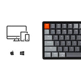 K4 Rgb Hot Swappable Mechanical Keyboard, 96% Layout Bluetooth Wireless/Usb Wired Computer Keyboard With Super Brown Switch Aluminum Frame For Mac Windows-Version 2