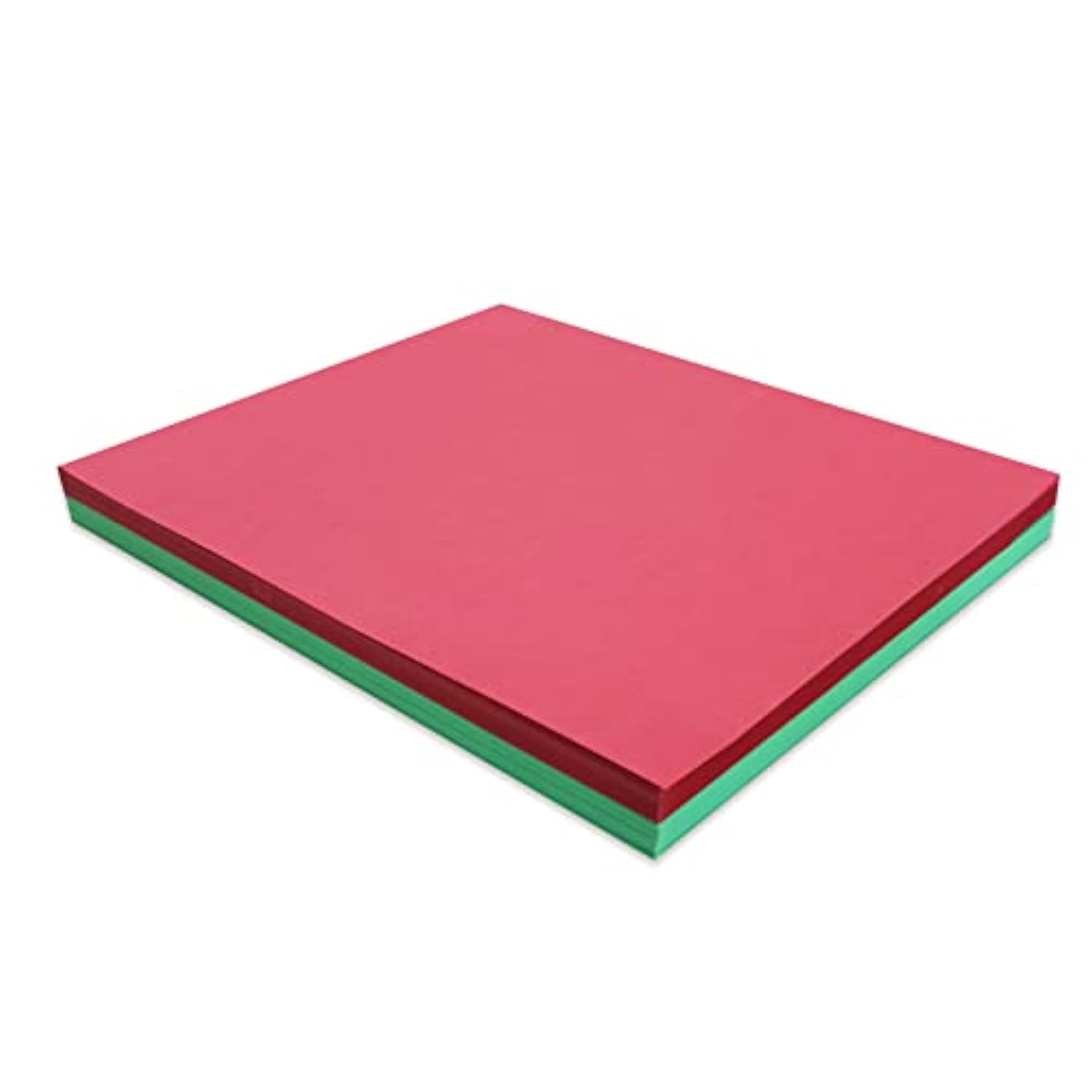 100Pcs Christmas Cardstock Thick Paper, 70 Lb A4 Red Green Holiday Cardstock Paper, Medium Thick Printable Card Stock For Xmas New Year Card Making, Arts&Crafts, Invitations, Greeting Cards