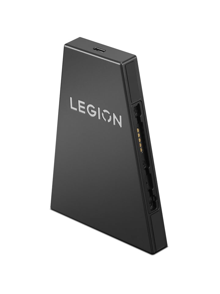 Legion Go Charging Connector with Battery Extended Battery Life, USB-C Charging Hub, Ergonomic Grip, Seamless Connection, Compatible with Legion Go