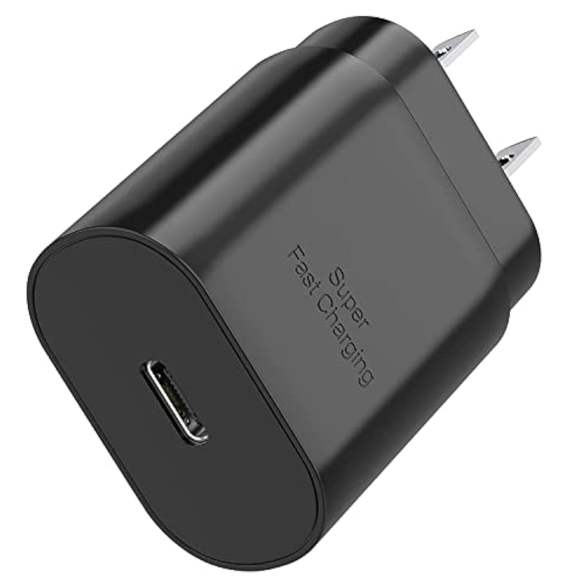 Galaxy S25 S24 Usb C Charging Block 25W Pd Super Fast Charger Type C Wall Plug Adapter Quick Charge For Samsung Galaxy S25/S24/S23/S22/S21/S20/Z Fold 3/4/5/Note20/Iphone 16/15 (Black 1Pack)