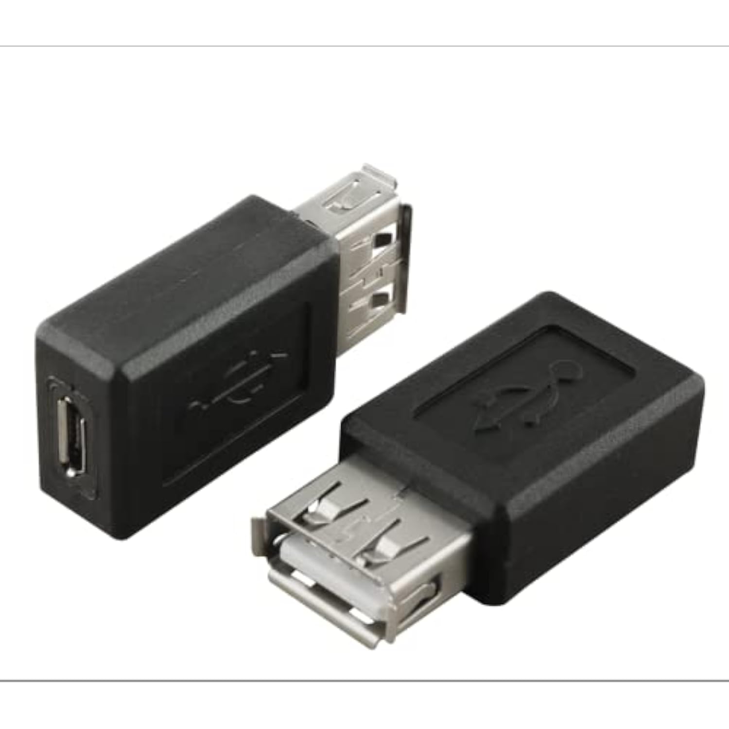 Usb A Female To Usb Micro Female Adapter 4Pcs Usb 2.0 A Female To Micro Usb B