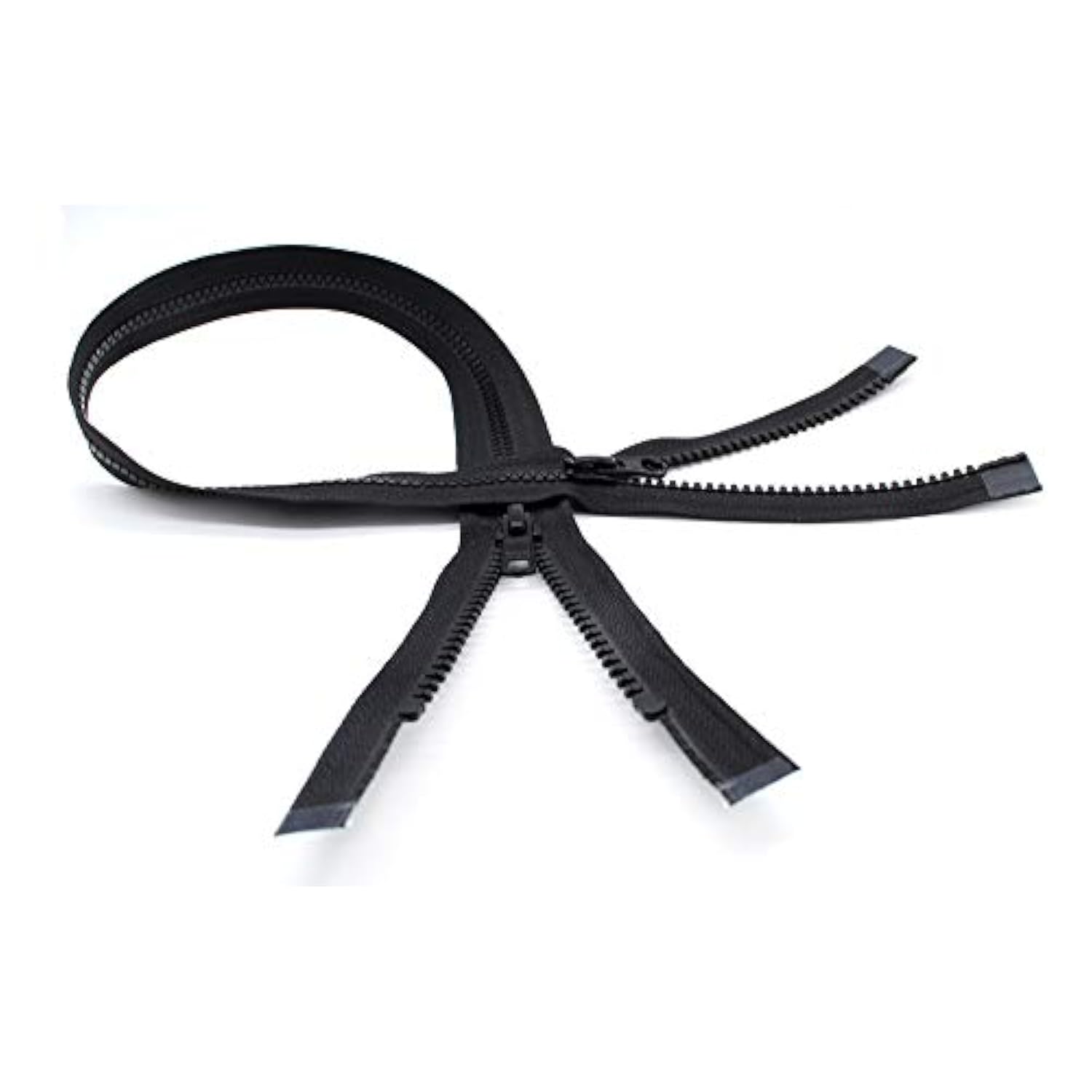 Vislon 2-Way Separating Zipper, 26", Black