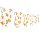 Little Cutie Bodysuit Banner Citrus Decorations "Little Cutie On The Way" Baby Shower Decor
