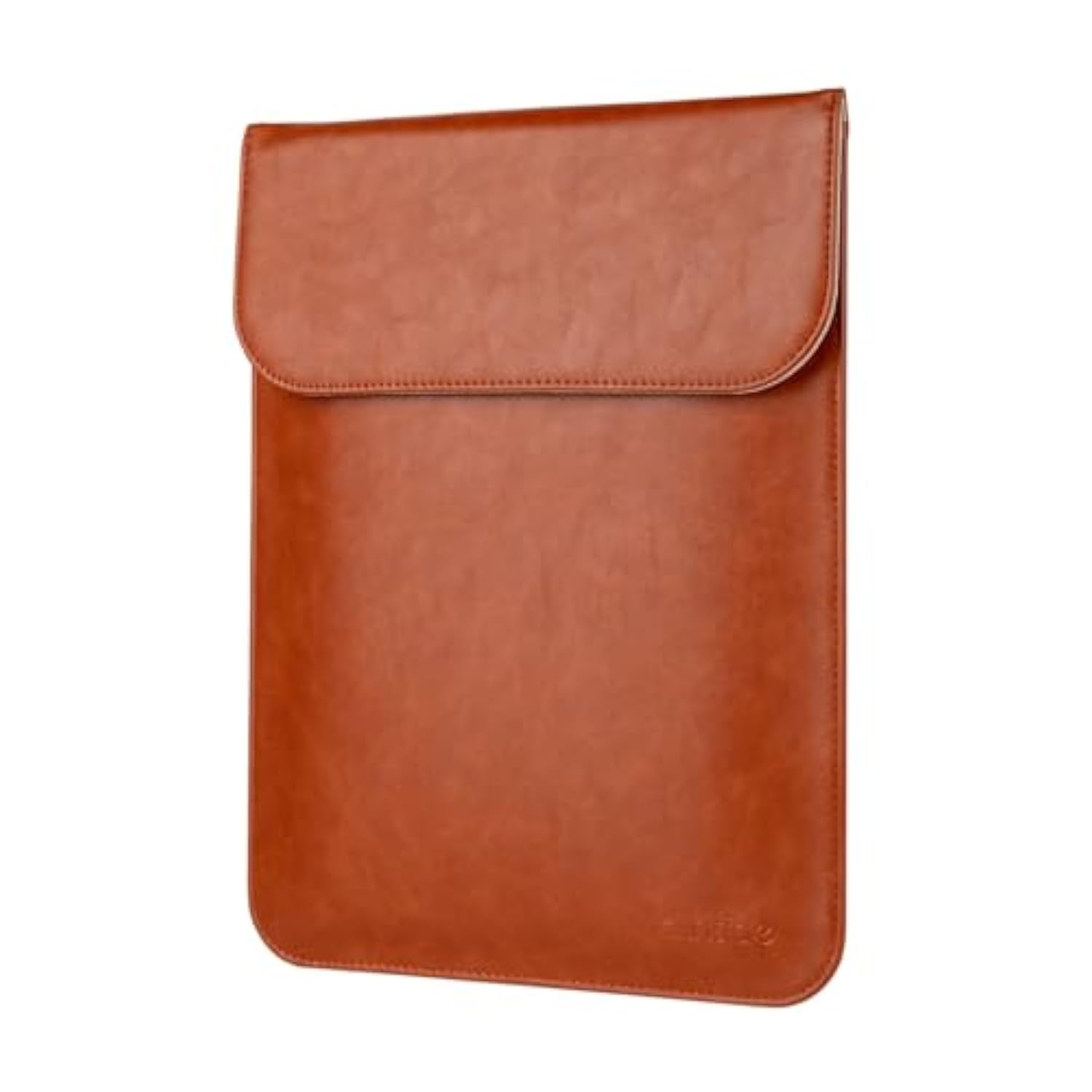 13-13.3 Inch Laptop Sleeve Case For Macbook Pro 14 2021–2024 (A2918, A2992, A3112, A3401, A3185)/Macbook Air 13 2010-2017/Macbook Pro 13 2010-2015, Pu Leather Laptop Case Cover, Brown