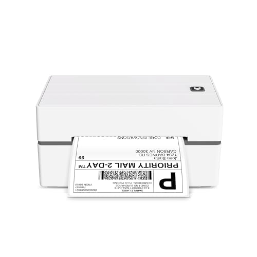 Bluetooth Thermal 4X6 Shipping Label Printer Bundle For Packages & Small Business - Android, Ios & Windows Compatible