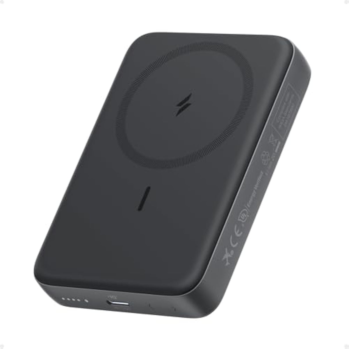ANKER Zolo Magnetic Power Bank, Compact 10,000mAh Wireless Portable Charger with 30W Max Fast Charging, Skin-Friendly and Durable Battery Pack, for iPhone 16/15/14 Series, AirPods, and More