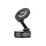 Vacuum Magnetic Car Phone Holder, 360° Rotation Vacuum Suction Vehicle Cell Phnoe Mount, Foldable Retractable Automotive Smartphone Holder, Universal
