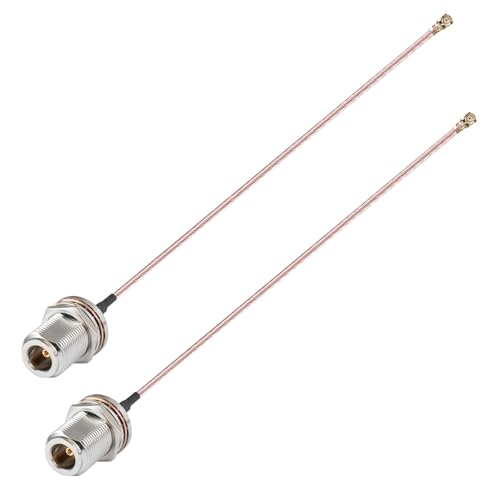 Ipex/U.Fl To N Type Female 8" Rg178 Pigtail Cable For 915Mhz Lora Antenna Pci Wifi Card Wireless Wifi Router Meshtastic Router External Antennapack Of 2