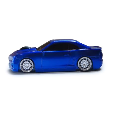 Wireless Mouse - Cool Car Shape, 2.4Ghz Wireless, For Laptop Pc Mac (Blue)