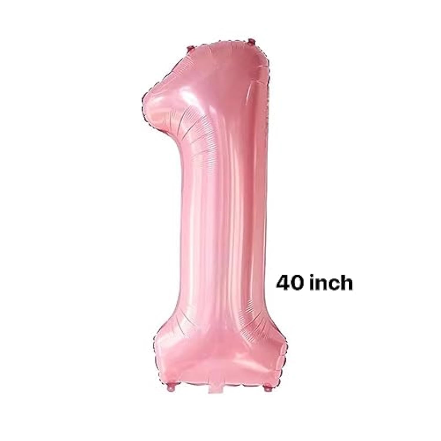 40 Inch Pink Crown Number 1 Balloons Set 1St Birthday Girls Party Decorations