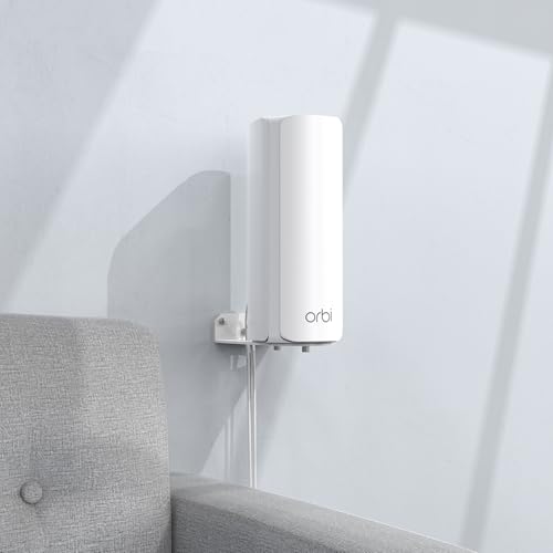 Wall Mount Holder Compatible With Orbi Wifi 7 Mesh System (Rbe770/Rbe772/Rbe773/Rbe370), For Orbi 770/970 /870 Series Wifi Accessories Mounting With Easy Installation And Space Saving (2Pack)