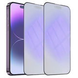 2 Pack Matte Anti-Blue Light Eye Protection Screen Protector For Iphone 14 Pro, Anti-Glare Blue-Light Blocking Tempered Glass Film 6.1", Scratch Resistant, Anti-Fingerprints, Full Coverage
