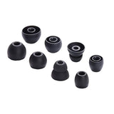 4-Pair Black Silicone Eartips Replacement for Powerbeats Pro Wireless Earbuds