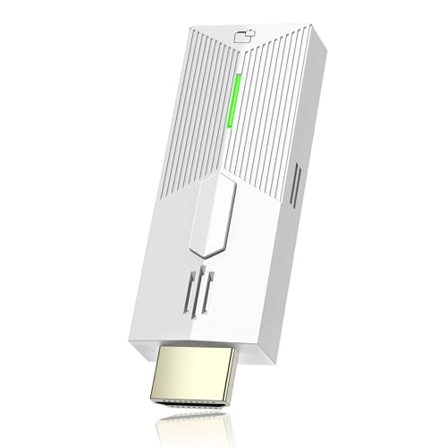 2026 Upgrade Wireless Display Dongle Adapter, Portable Transmitter 1080p HDMI Streaming, AirPlay/Miracast, 5GHz WiFi