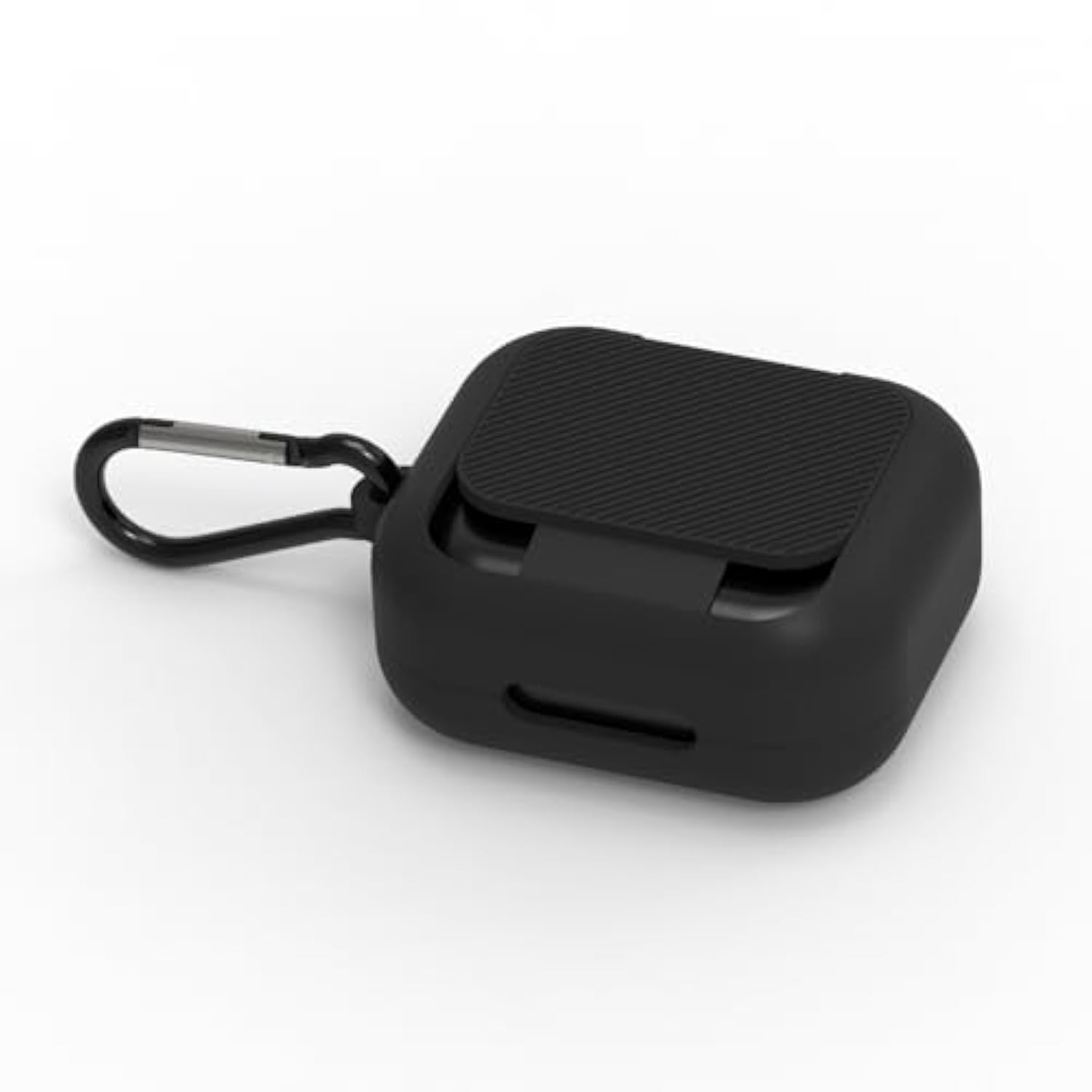 Geekria Silicone Case Cover Compatible with Soundcore by Anker P30i True Wireless Earbuds, Protective Earphones Skin Cover with Keychain Hook, Charging Port Accessible, Front LED Visible