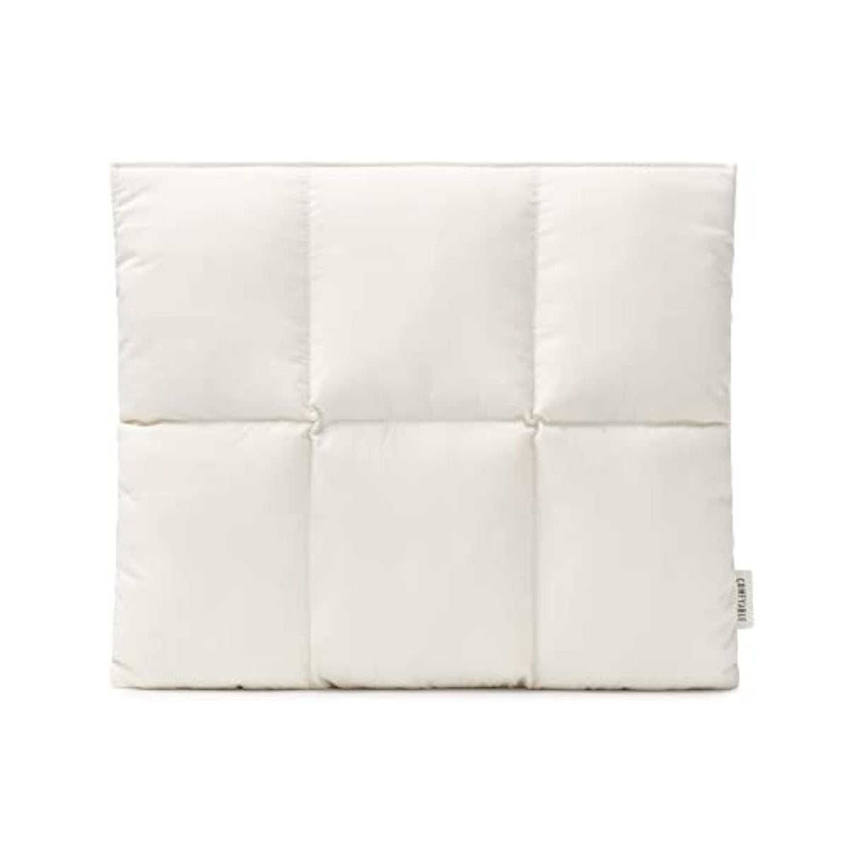 Puffy Tablet Sleeve Bag Compatible With 13 Inch Ipad Air M3 2025, Ipad Pro M4 2024 With Magic Keyboard, Quilted Puffer Puff Tablet Carrying Case, Rice
