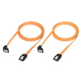 Sata Iii Cable, 39.37 Inch 90 Degree Hard Drive Sata Data Cable With Locking L