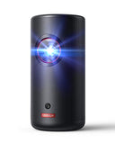 Capsule 3 Laser, Outdoor Portable Mini Wi-Fi Smart Tv Projector, Upgraded With Google Tv, Official Netflix, Dolby Digital, 120 Inches Screen And 2.5H Built-In Battery