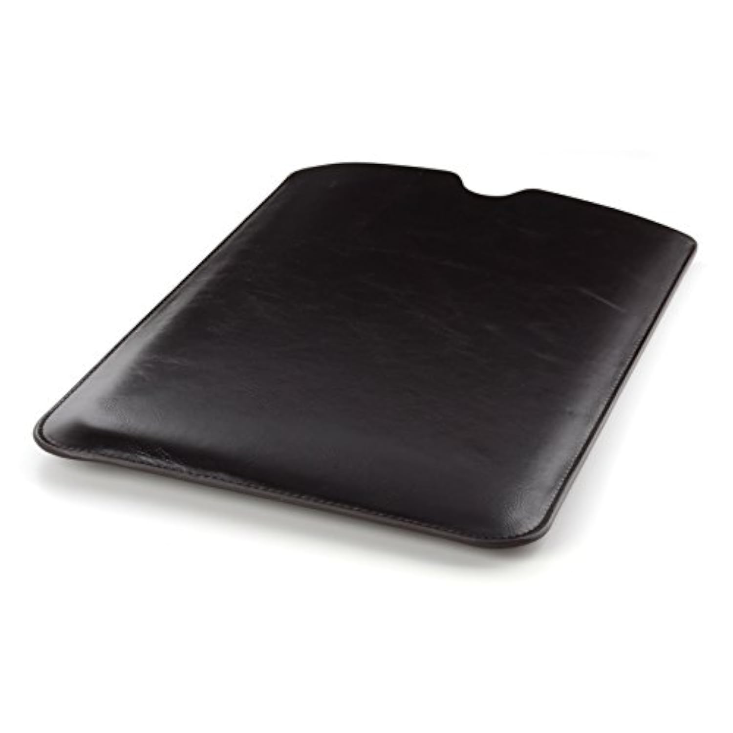 Executive Sleeve For Macbook Pro 13 (2016, 2017, 2018, 2019) & Macbook Air 13 Retina (2018 & 2019): Elegant Dark Brown Synthetic Leather Pouch Case, Slim, Simple, Professional Laptop Cover