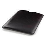 Executive Sleeve For Macbook Pro 13 (2016, 2017, 2018, 2019) & Macbook Air 13 Retina (2018 & 2019): Elegant Dark Brown Synthetic Leather Pouch Case, Slim, Simple, Professional Laptop Cover
