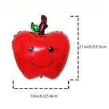 Back To School Foil Balloons,6Pcs School Balloon,School Bus Apple Satr Shape Balloons For Birthday Party Welcome To School Party Decoration