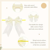 15Packs Burlap Banner 5"X7" With 2Packs Ivory Bow Diy Blank Banner For Weddings Baby Showers Bridal Showers Birthdays Parties And Home Decor