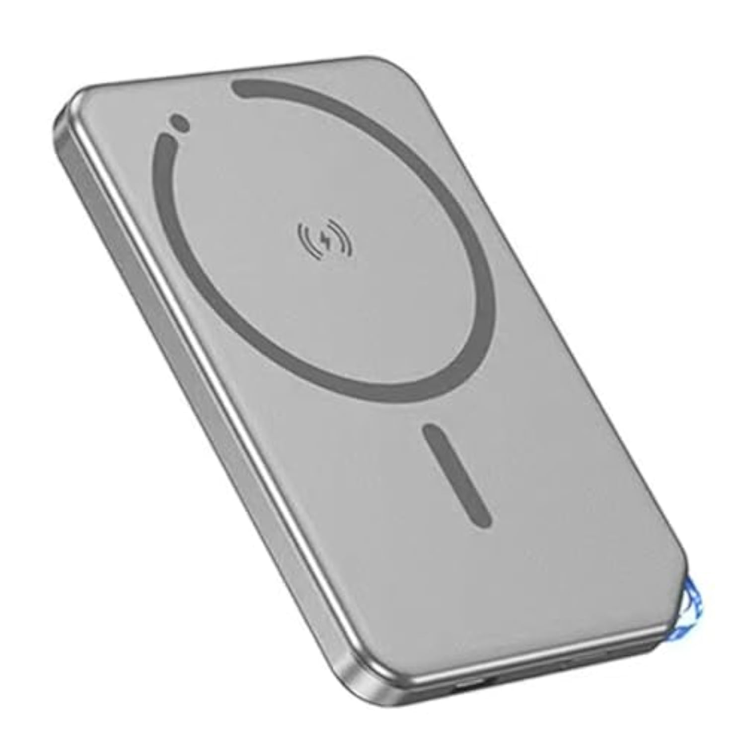 Minimag Portable Charger, 5,000Mah Wireless Magnetic Fast Charging Pack With Usb-C Cable, Designed For Iphone 16 Pro Max/16 Pro/16/15/14/13/12 Series - Grey