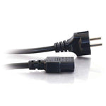 /Cables To Go 03138 14 Awg European Power Cord, Black (2.5 Meters/8.20 Feet)