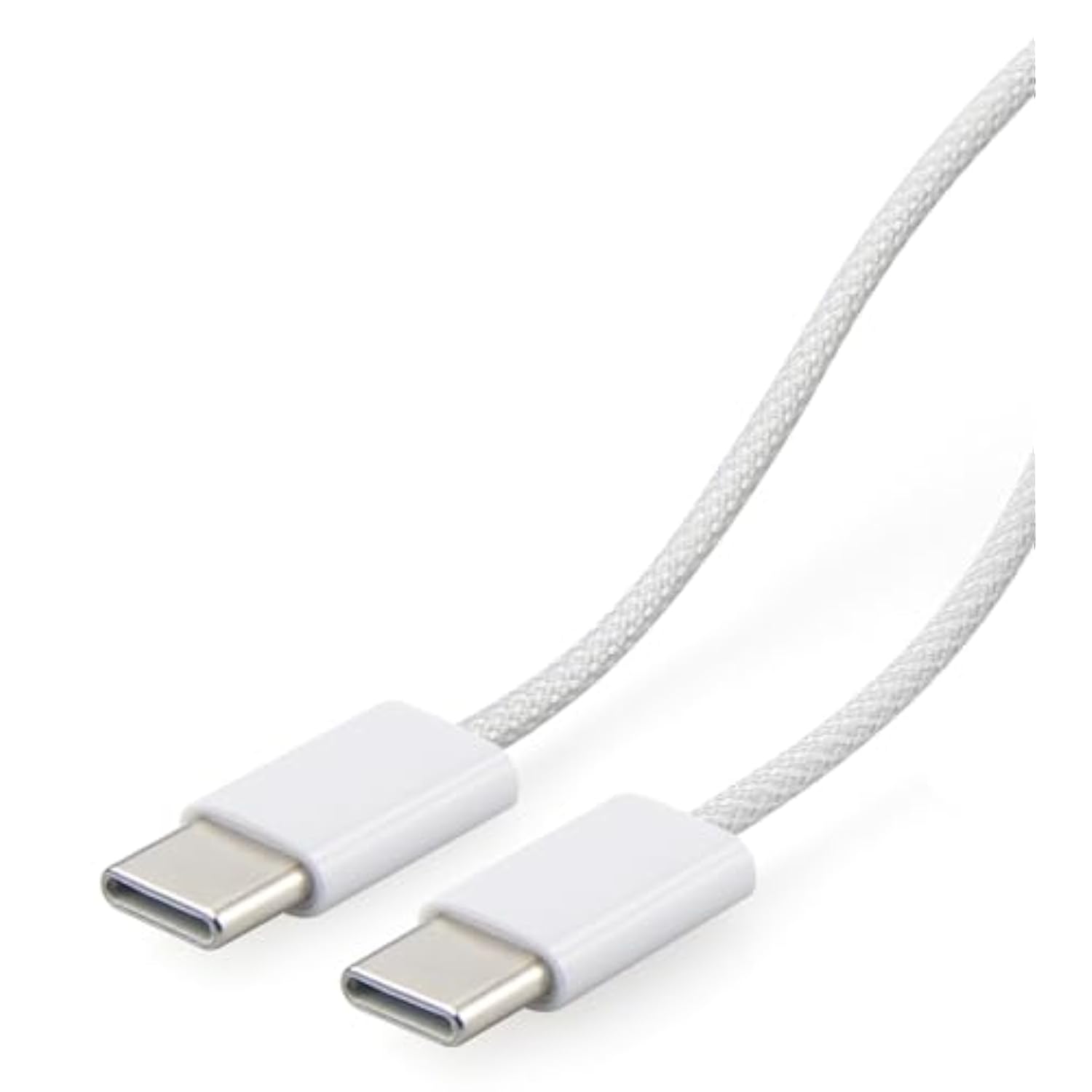 2ft USB C Cable, 60W Fast Charging, Nylon Braided USB C to USB C Cable for Switch, Galaxy, Pixel, iPad Pro