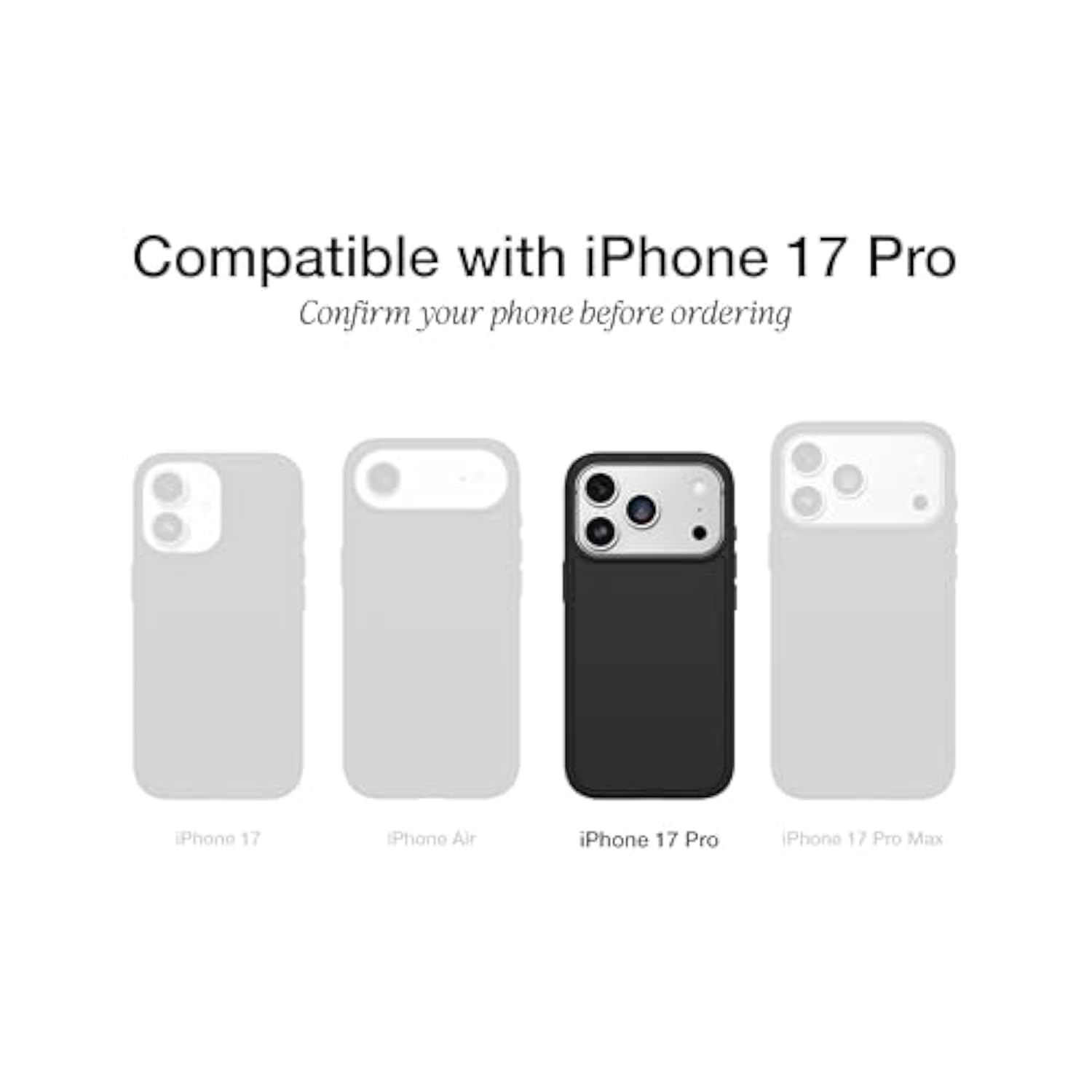 OtterBox iPhone 17 Pro Figura Series Case - Black