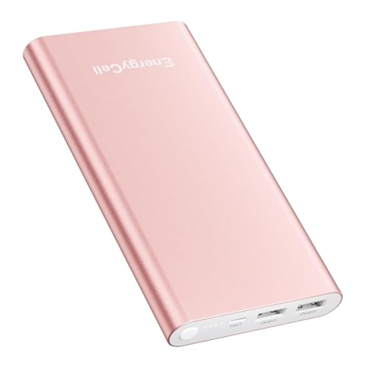 Pilot 4Gs Portable Charger 12000Mah Fast Charging Power Bank Dual 3A High-Speed Output Battery Pack Compatible With Iphone 16 15 14 13 12 11 And More(Comes With A Lightning Cable(Rose Gold)