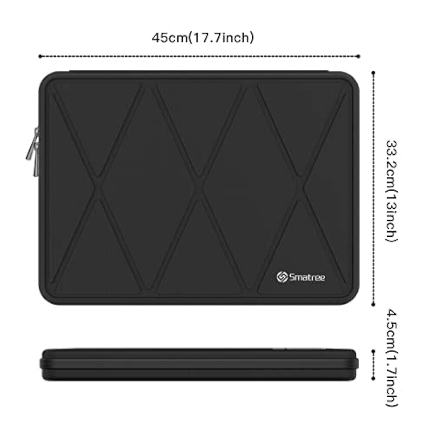 Smatree 18 inch ASUS Gaming Laptop Hard Sleeve for ASUS ROG Strix Scar 18 2025 G835/2024/2023 G834, for ASUS ROG Strix G18 2025/2024/2023 G814, Protective Carrying Case for ASUS ROG Strix 18