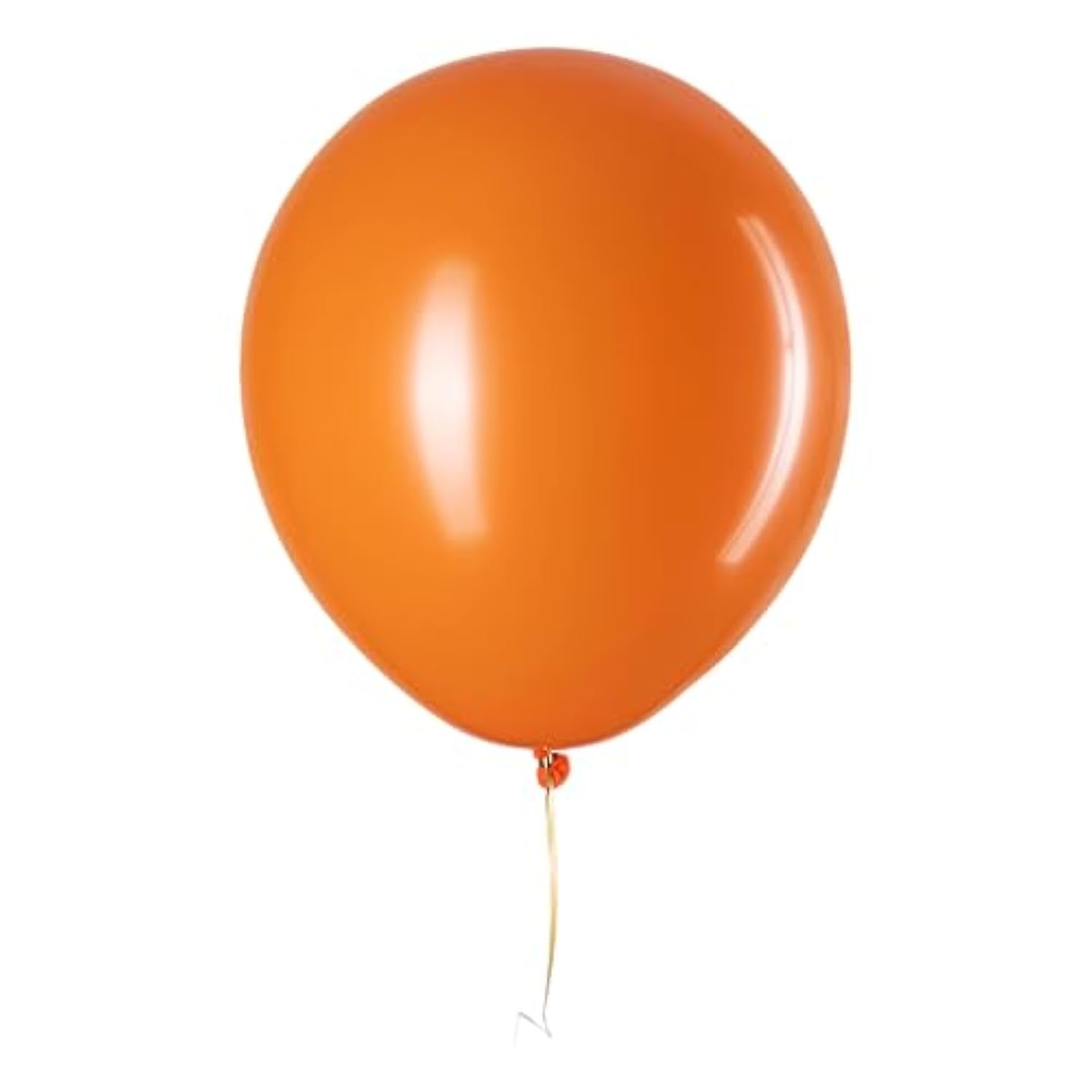 50pcs Orange & White Balloons – 12" Latex and Confetti Balloons for Party Decorations