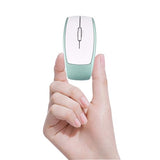 Bluetooth Mouse Rechargeable Portable Mini Computer Mice With Tf Card Reader 3 Adjustable Dpi Optical Lightweight Silent Wireless Mouse For Laptop Tablet Cell Phone Windows Mac Os Android Ios, Green
